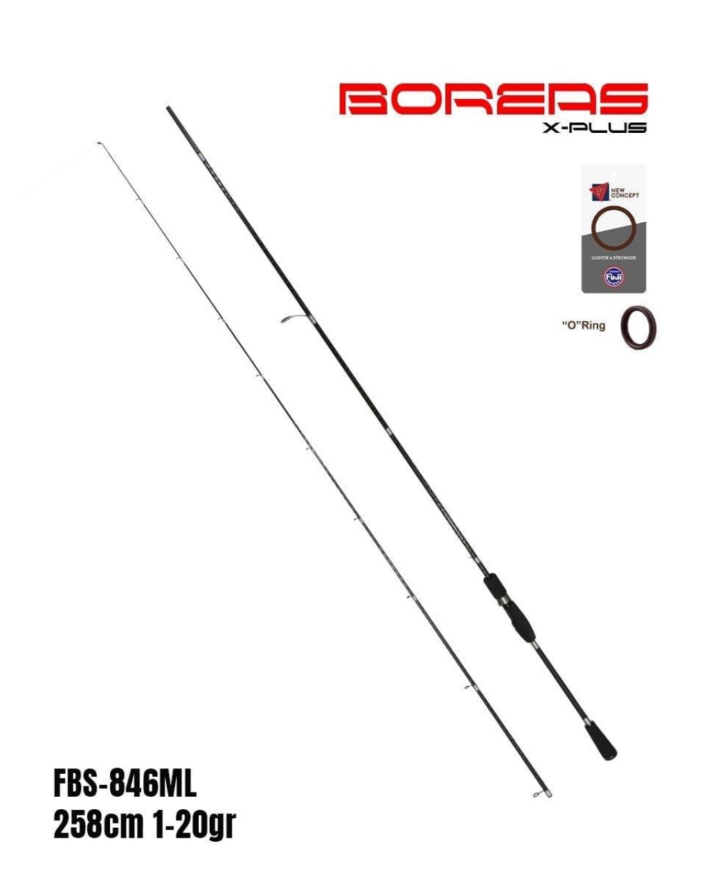 Fujin Boreas 258cm 1-20gr LRF Kamışı FBS-846ML
