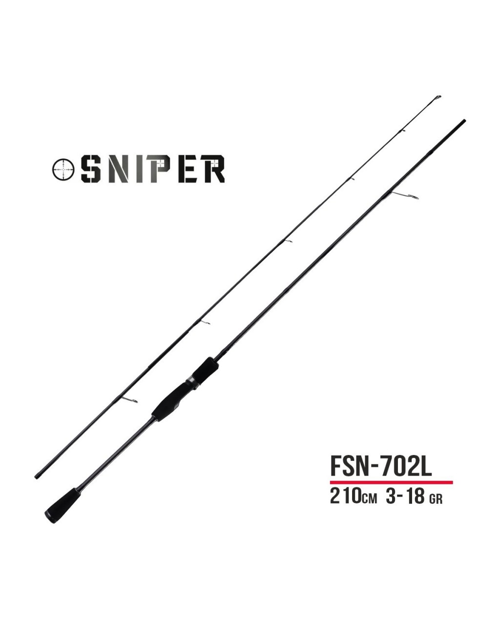 Fujin Sniper 210cm 3-18gr Light Spin Kamış FSN-702L